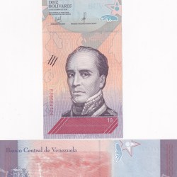 Venezuela 10 Bolívares GEM UNC Rare Note
