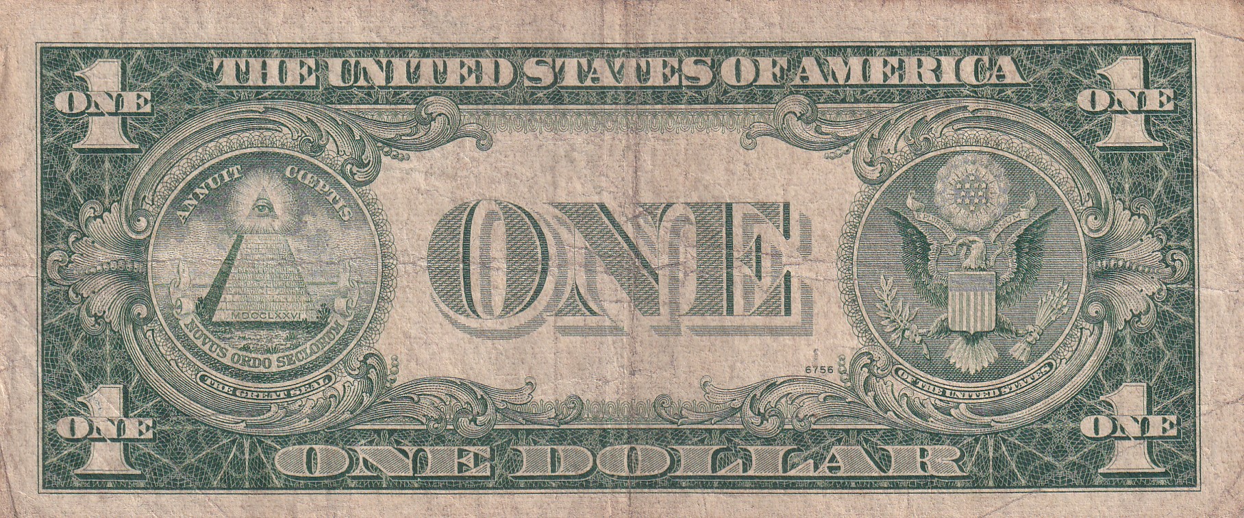 United States 1 Dollar (1935) Silver Certificate, Blue Seal Rare World Note #B2