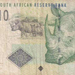 South Africa 10 Rand Rare World Note#B2