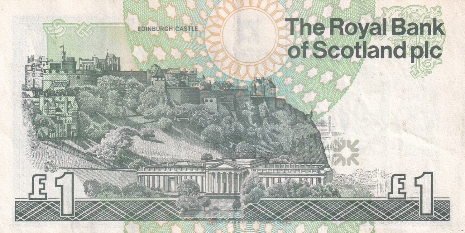 Scotland 1 Pound Royal Bank of Scotland Rare World Note #B2