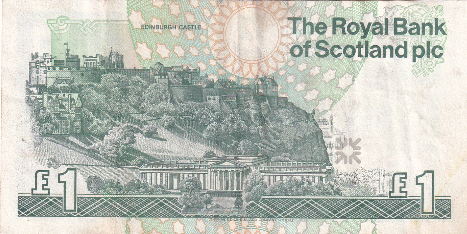 Scotland 1 Pound Royal Bank of Scotland Rare World Note #B2
