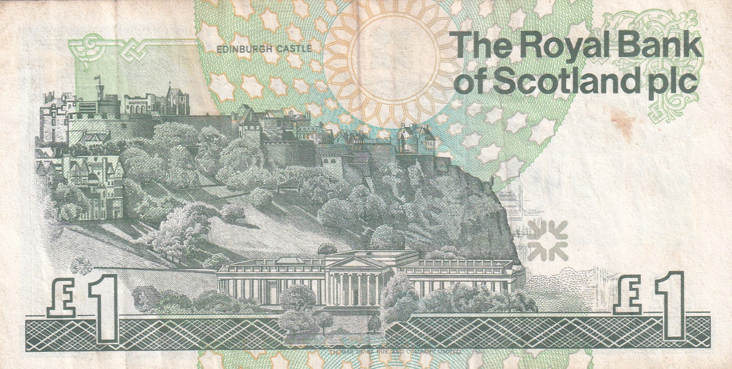 Scotland 1 Pound Royal Bank of Scotland Rare World Note #B2