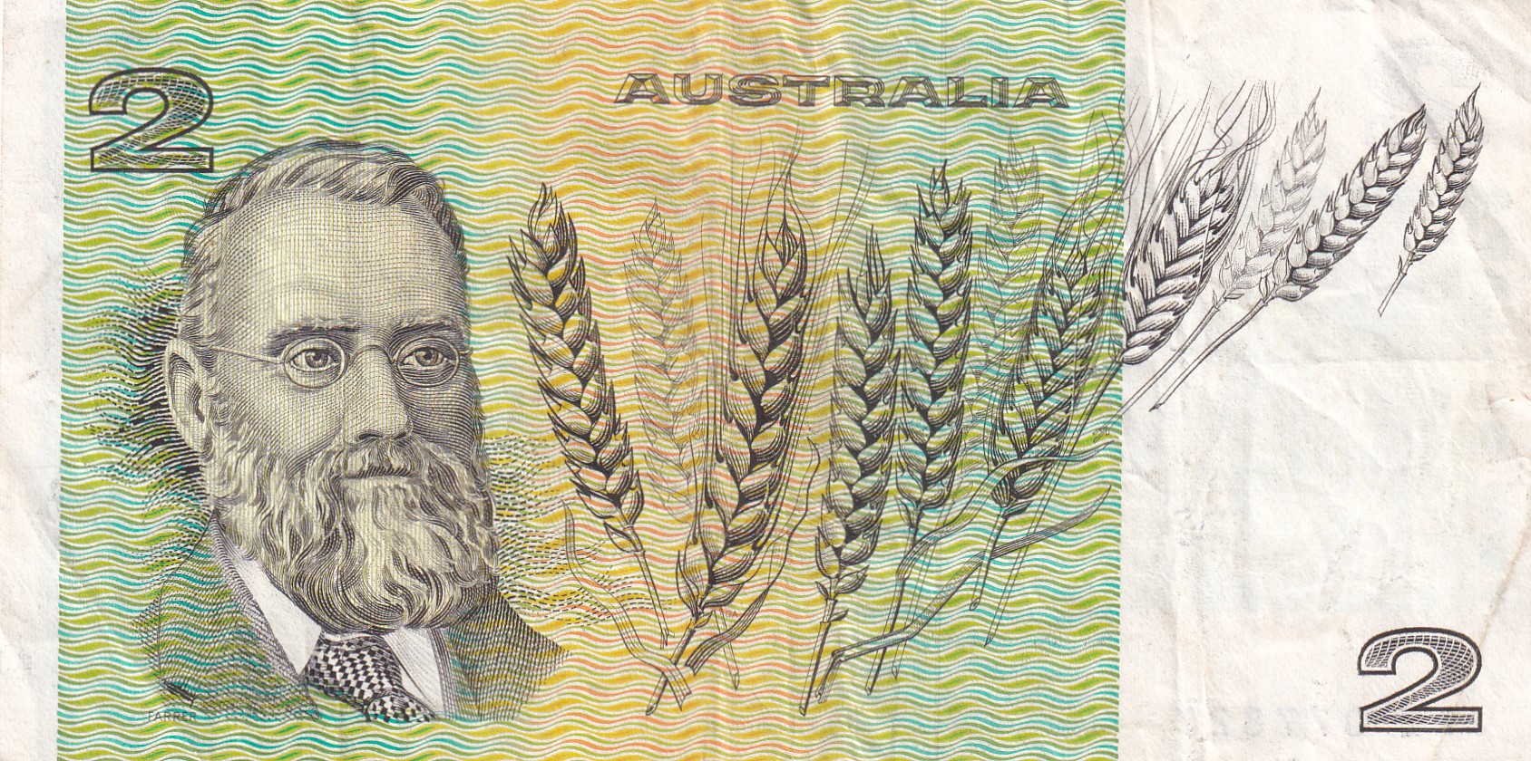 Australia 2 Dollars Australia Rare World Note #B2