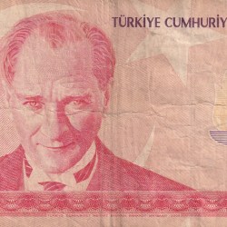 Turkey 10 Lira Rare World Note#B2