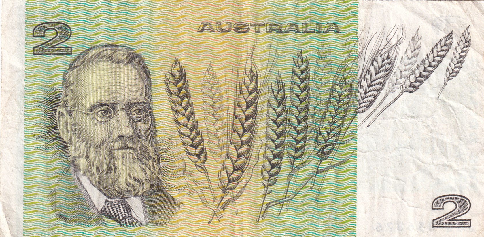 Australia 2 Dollars Australia Rare World Note #B2