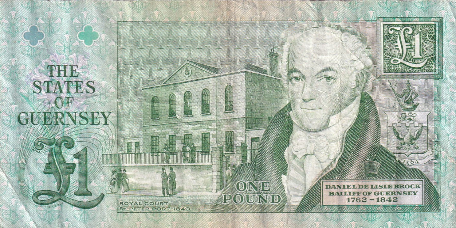 Guernsey 1 Pound Rare World Note #B2
