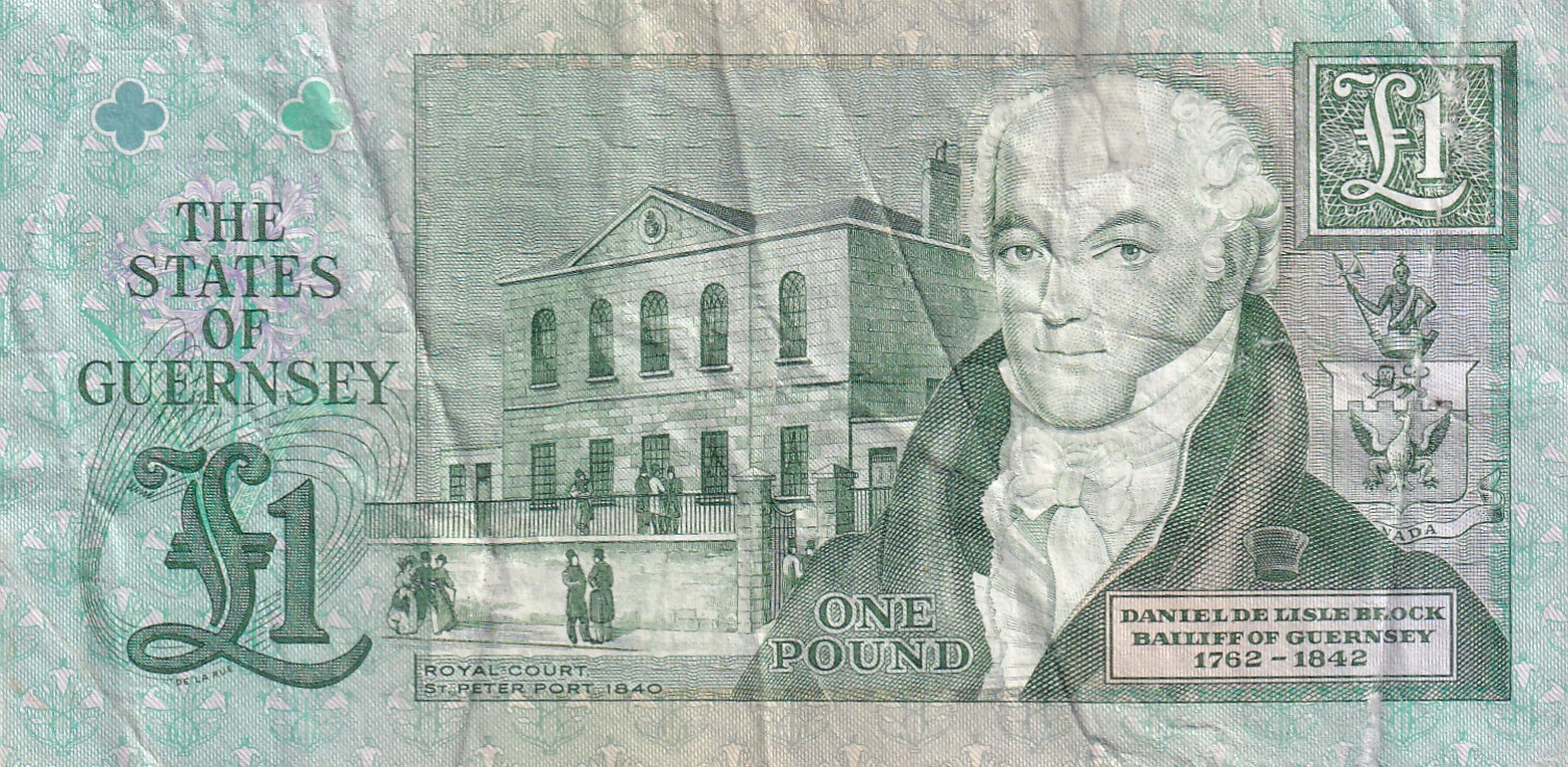 Guernsey 1 Pound Rare World Note #B2