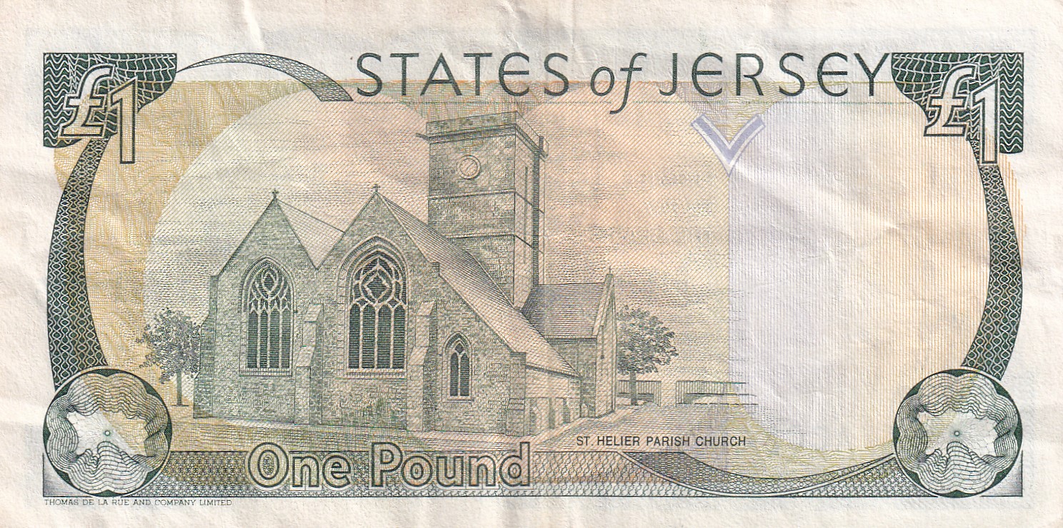 Jersey 1 Pound Rare World Note #B2