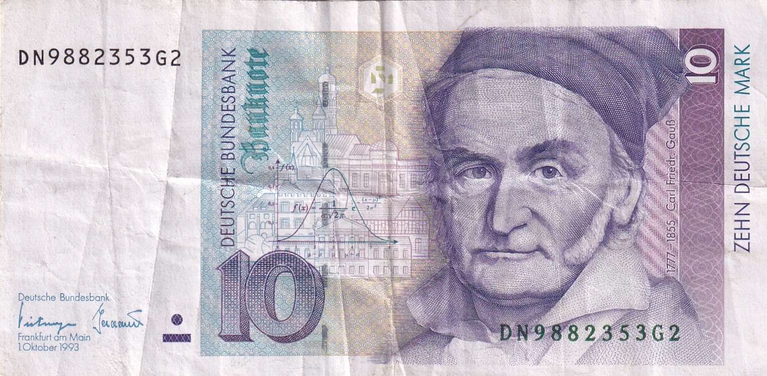 Germany 10 Deutsche Mark Rare World Note#B2