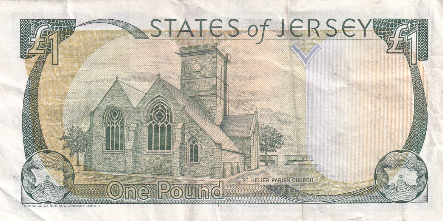 Jersey 1 Pound Rare World Note #B2