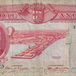 Angola 500 Escudos Rare World Note#B2