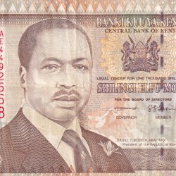 Kenya 1000 Shillings (Segmented foil) Rare World Note#B2