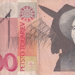 Slovenia 500 Tolarjev Rare World Note#B2