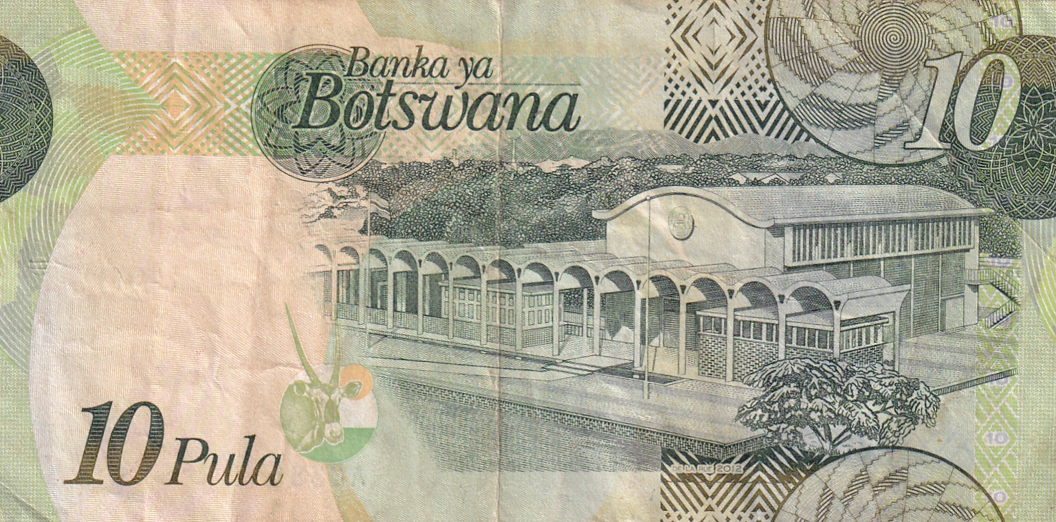 Botswana 10 Pula Rare Polymer World Note#B2