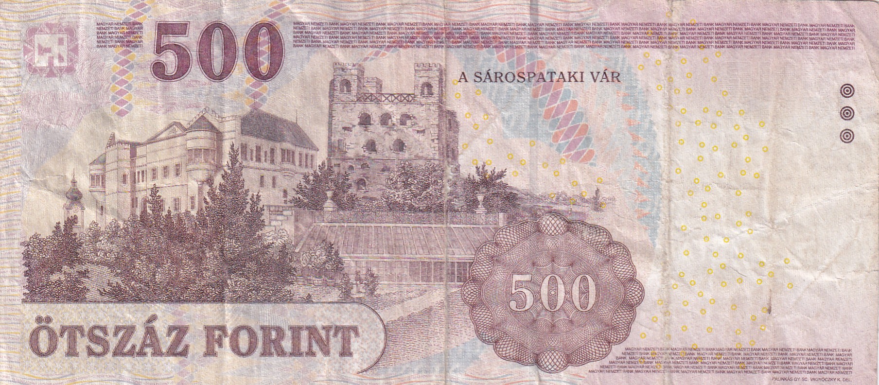 Hungary 500 Forint Rare World Note#B2