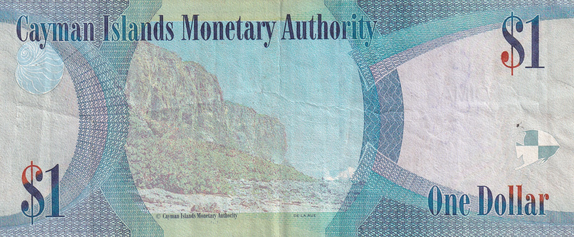 United Kingdom (Cayman Islands) 1 Dollar - Elizabeth II (D Series) Rare World Note#B2