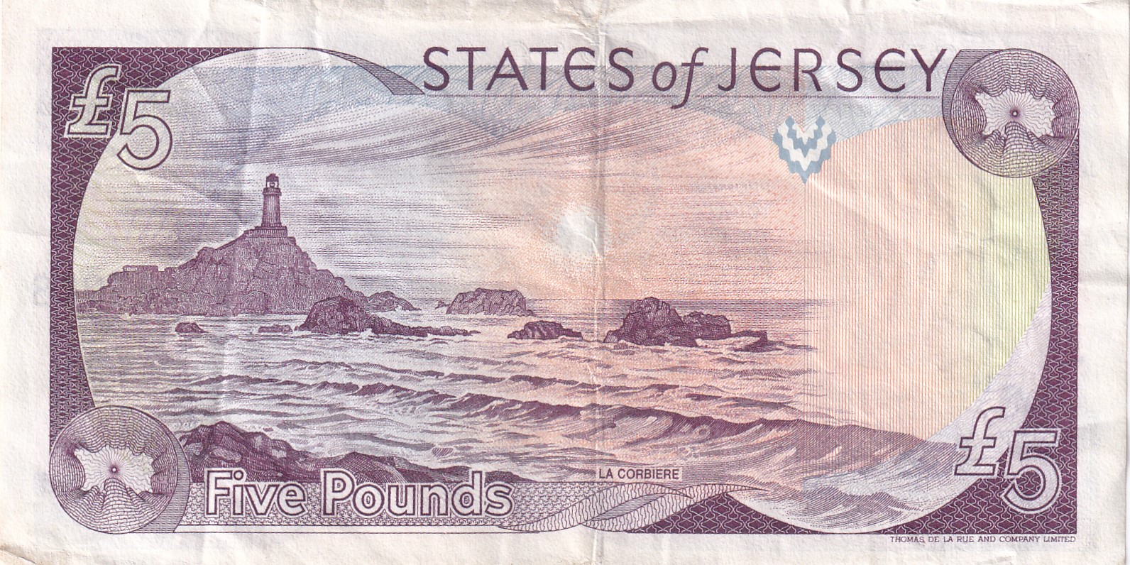 Jersey 5 Pounds World Note #B2