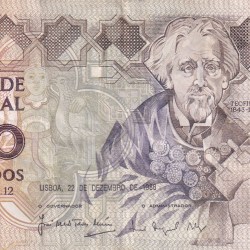 Portugal 1000 Escudos Rare Note #B2