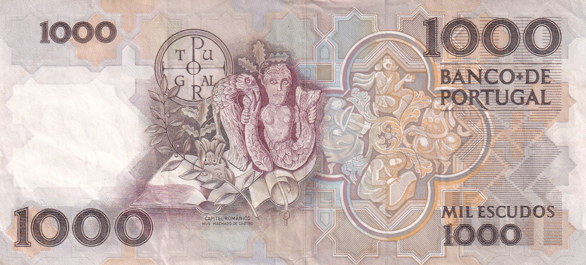 Portugal 1000 Escudos Rare Note #B2