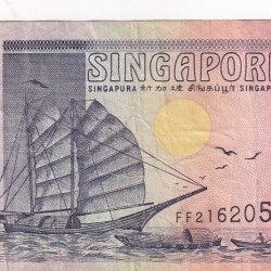 Singapore 2 Dollars (purple) Rare World Note#B2