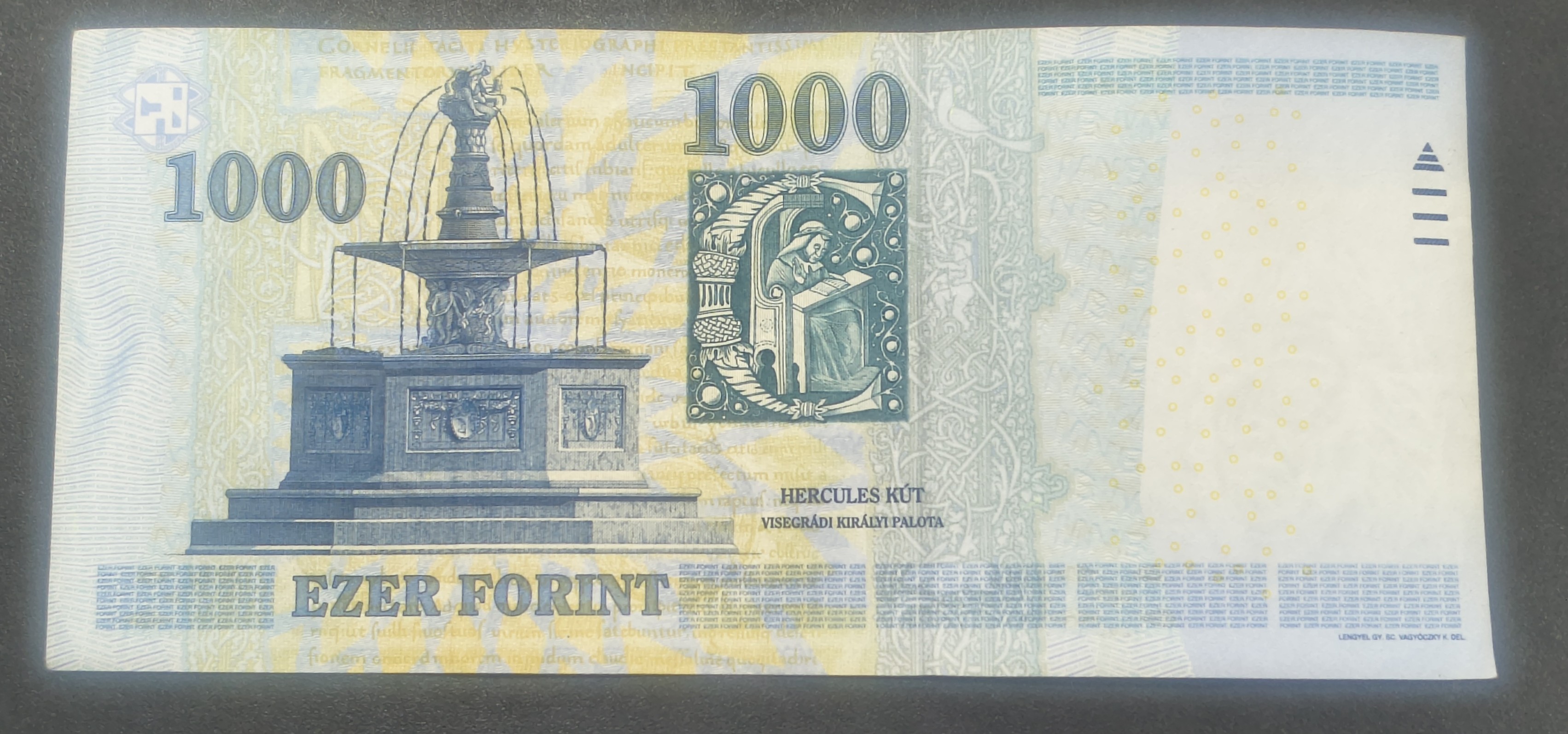 Hungary 1000 Forint Rare Note #B2