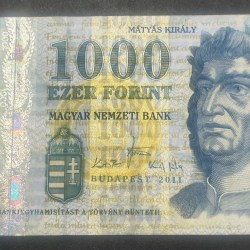 Hungary 1000 Forint Rare Note #B2