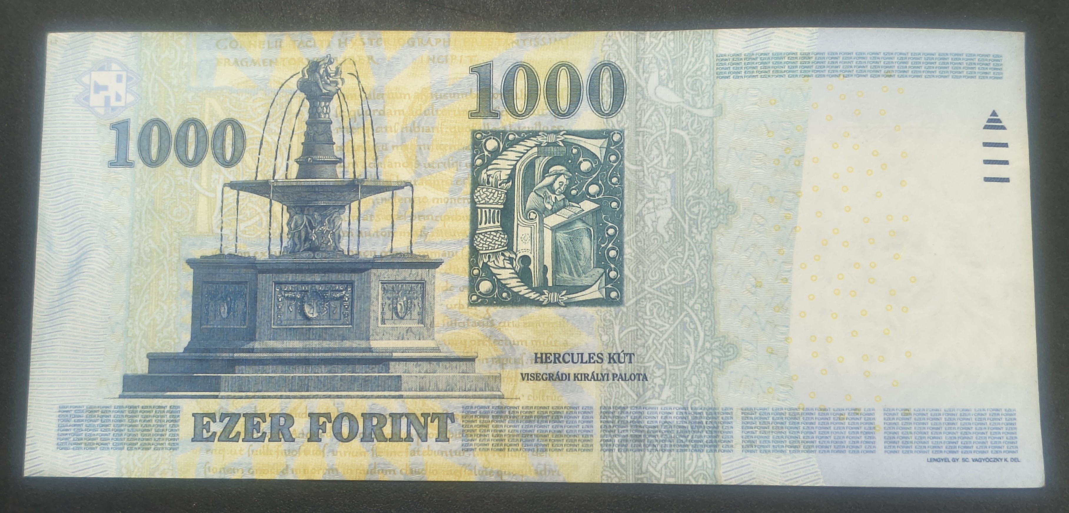 Hungary 1000 Forint Rare Note #B2