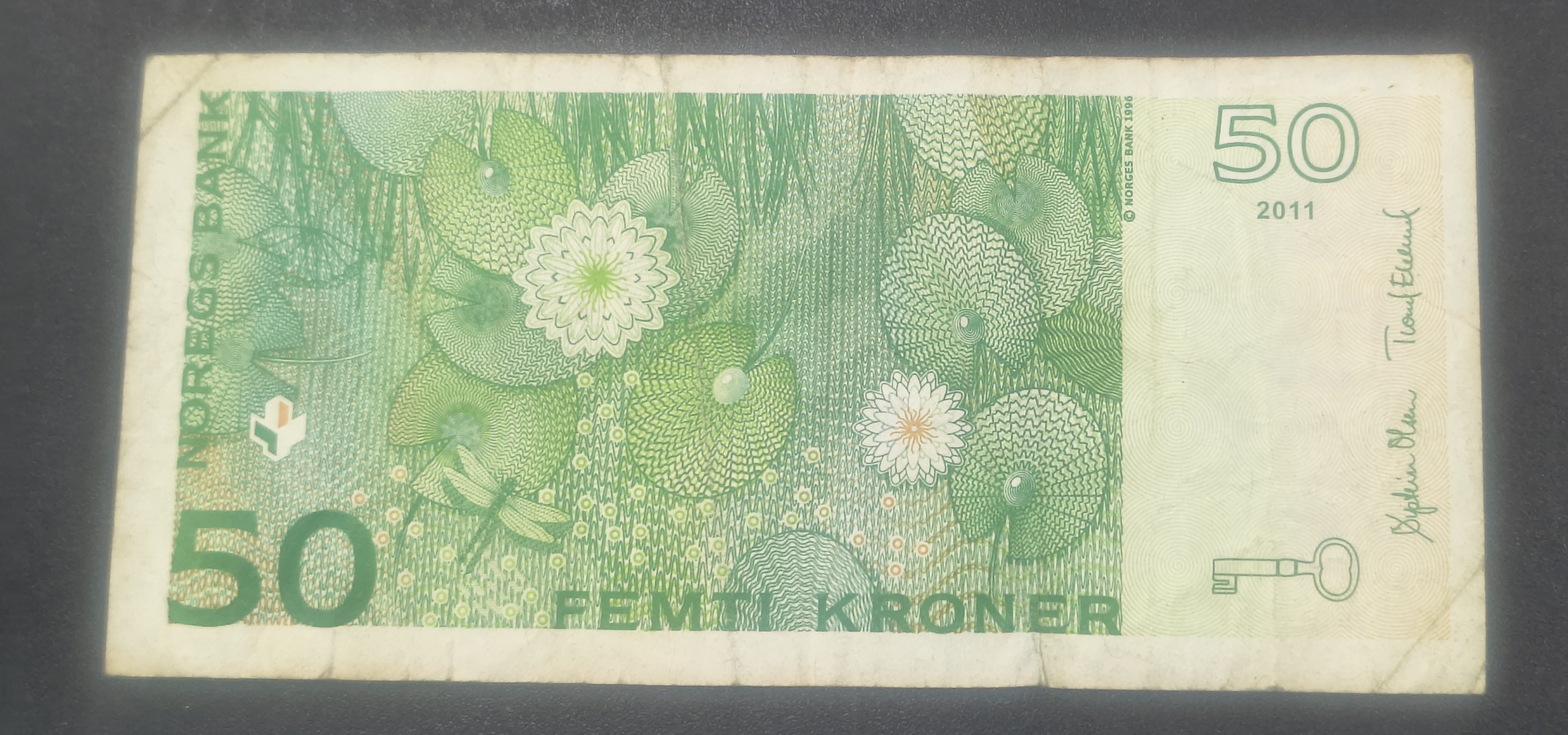 Norway 50 Kroner 1994-2020; Asbjørnsen Rare Note #B2