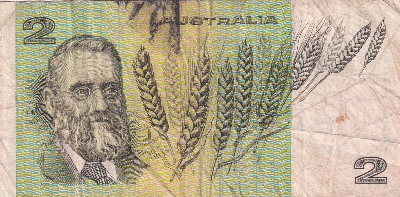Australia 2 Dollars Rare World Note