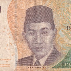 Indonesia 5000 Rupiah Rare World Note #B2