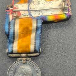 United Kingdom Medaille 1914-1918 British War, Georges V (Minichar Silver Medal)#D-215