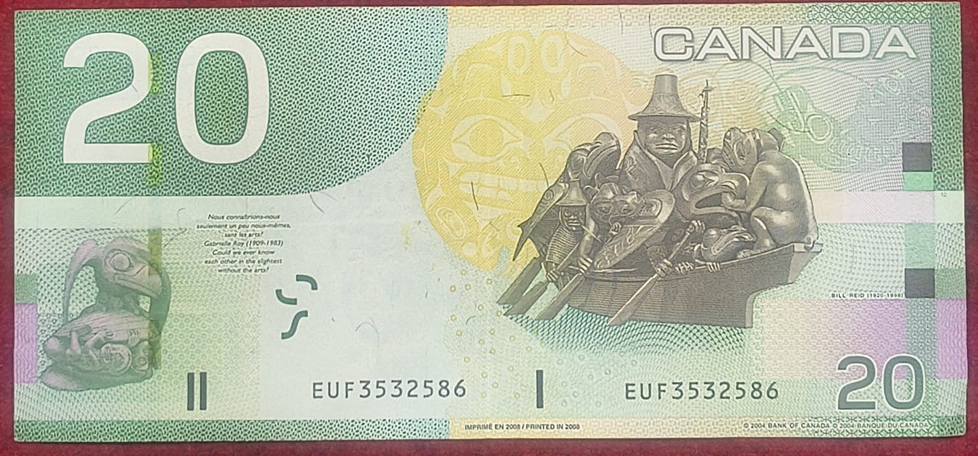 Canada 20 Dollars Rare Note #B-2