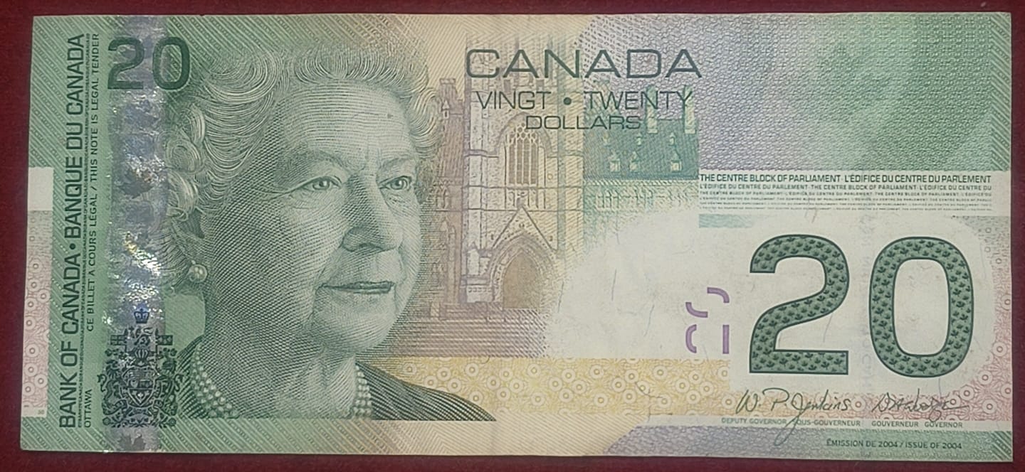 Canada 20 Dollars Rare Note #B-2
