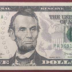 United States 5 Dollars (Federal Reserve) Rare Note #B-2
