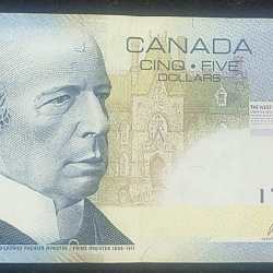 Canada 5 Dollars Rare Bank Note#B-2