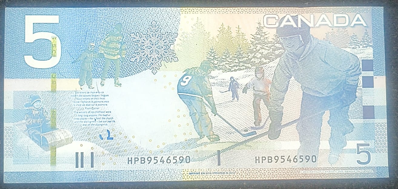 Canada 5 Dollars Rare Bank Note#B-2