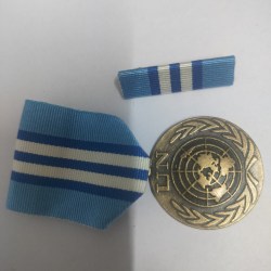 Rare Medale and Ribon of UNO Bronze