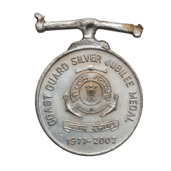 Coast Guard Silver Jubilee Medal 1977-2002 Rare Medal #AA- 28