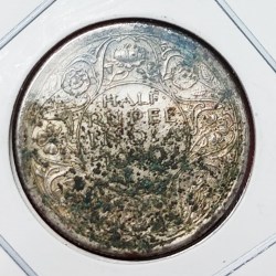 Half Rupee Coin 1940