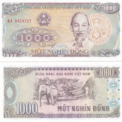 Vietnam 1000 Dong GEM UNC Note
