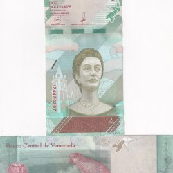 Venezuela  2 Bolívares Rare GEM UNC Note