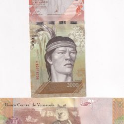 Venezuela 2000 Bolivares Rare GEM UNC Note