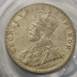 British india George V One Rupee 1916 Silver Coin UNC Rare
