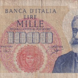 Italia 1000 Lire Verdi - 1st type Lowest Price Rare Note #B2