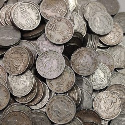 Five Rs Copper Nickel Scare Coin 8th World Tamil Conference Saint Thiruvalluvar 1995 Year Bombay Mint 45 Pcs Given