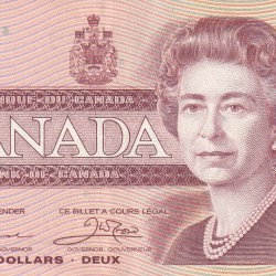 Canada 2 Dollars Rare Rare Note #B2