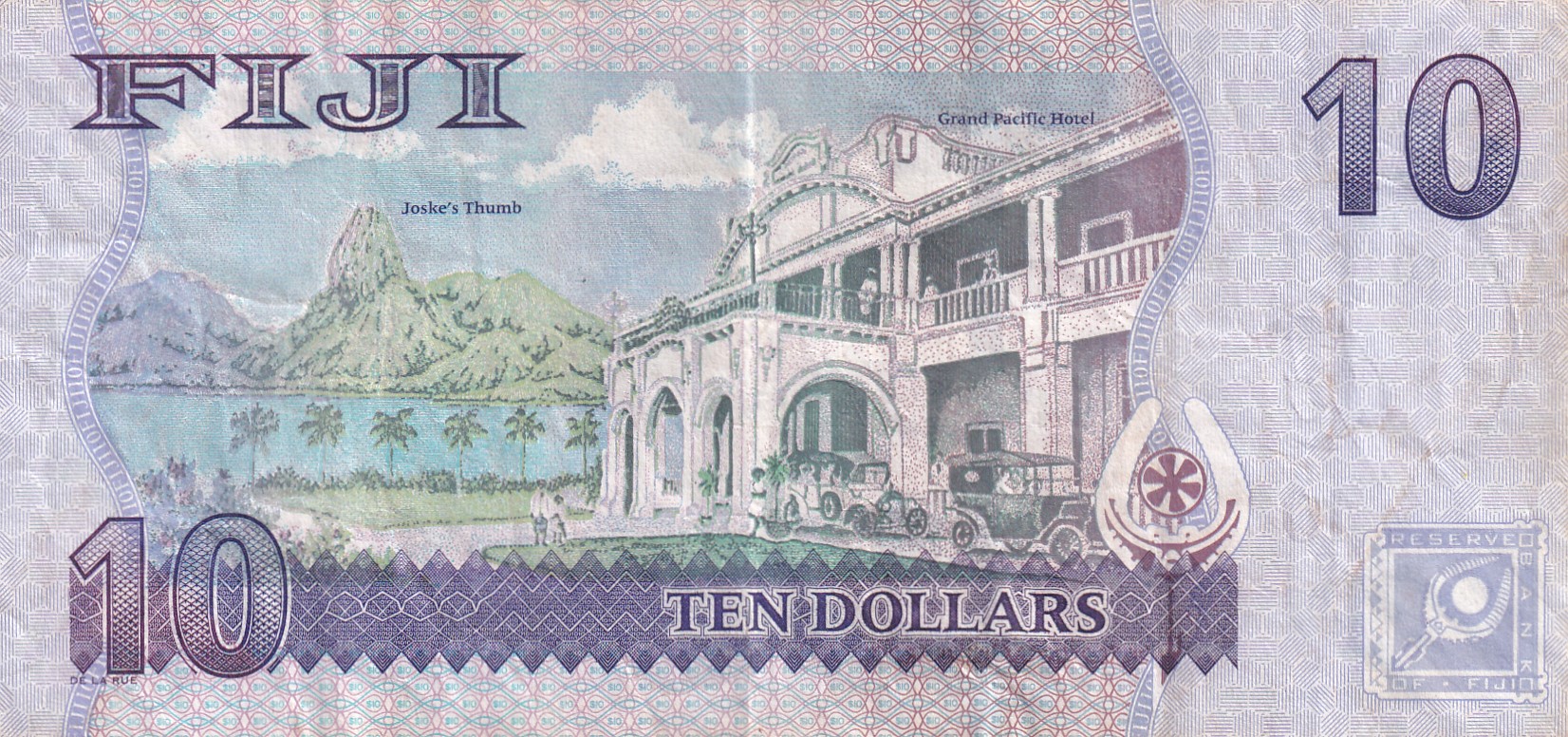 Fiji 10 Dollars - Elizabeth II Rare Note #B2
