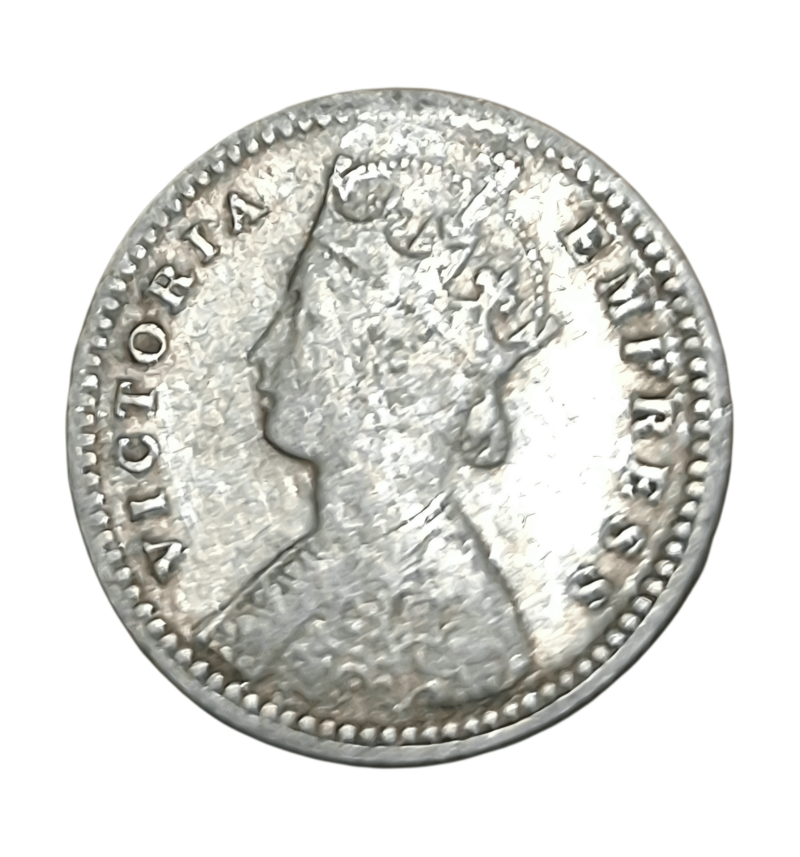 British India Silver 2 Anna's Year 1897 Victoria Empress in High Collectable Grade.