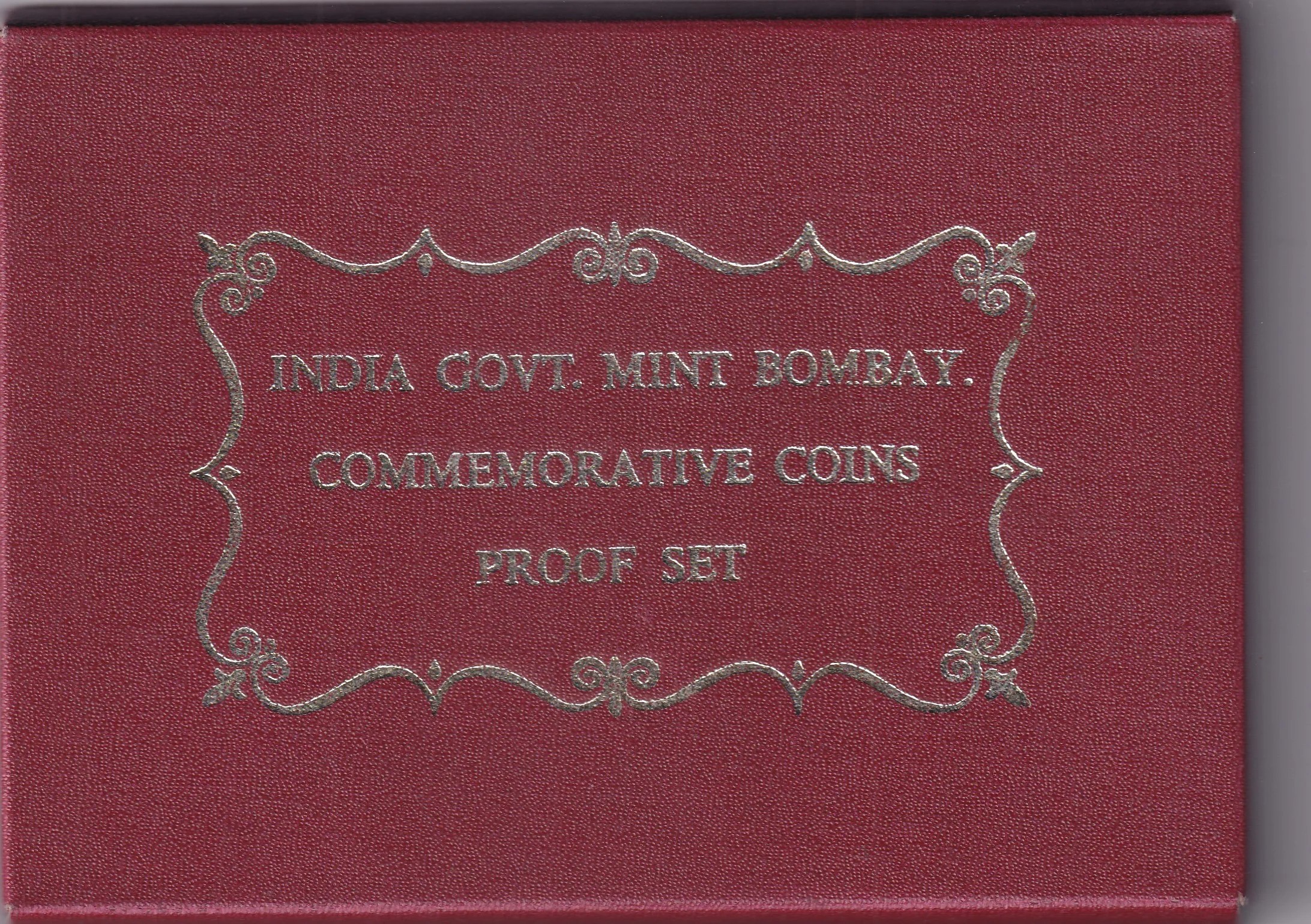 50th YEAR OF INDEPENDENCE  1947-1997 INDIA GOVT. MINT BOMBAY COMMEMORATIVE VIP 3 COINS PROOF SET RARE