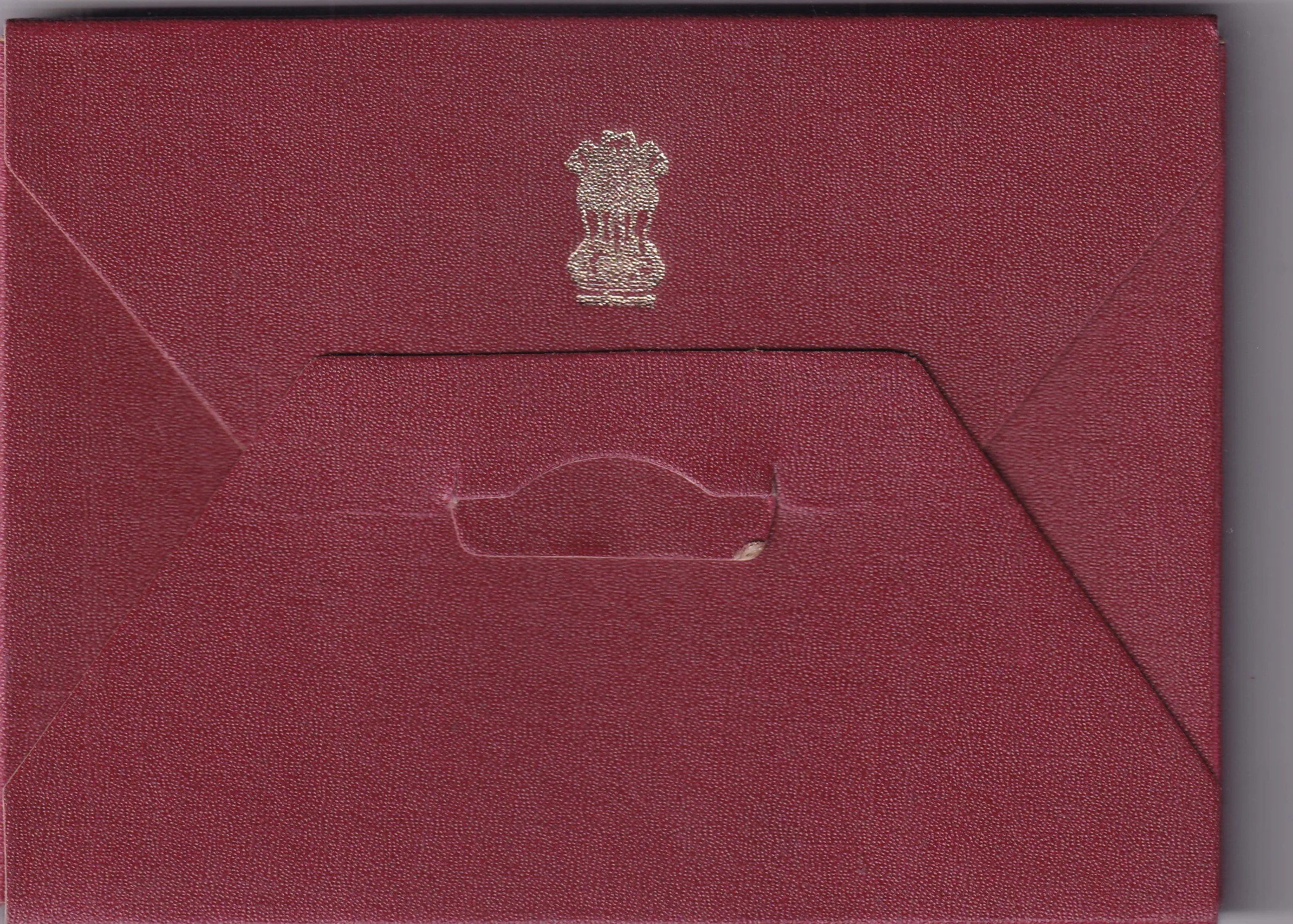 50th YEAR OF INDEPENDENCE  1947-1997 INDIA GOVT. MINT BOMBAY COMMEMORATIVE VIP 3 COINS PROOF SET RARE